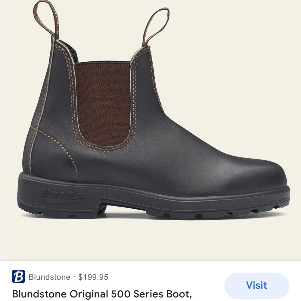 Bluntstone original 500 series boot size 5.5 (us women’s 8.5)